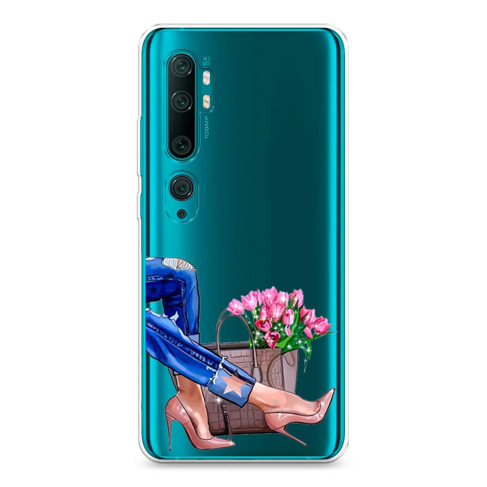 

Чехол Awog на Xiaomi Mi Note 10/Mi Note 10 Pro "Каблучки", Разноцветный, 37350-7