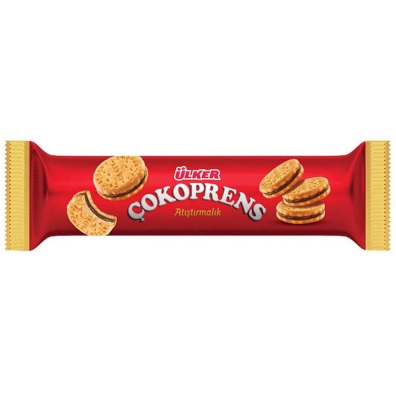 Печенье Ulker Cokoprens cэндвич, с шоколадной начинкой, 81 г
