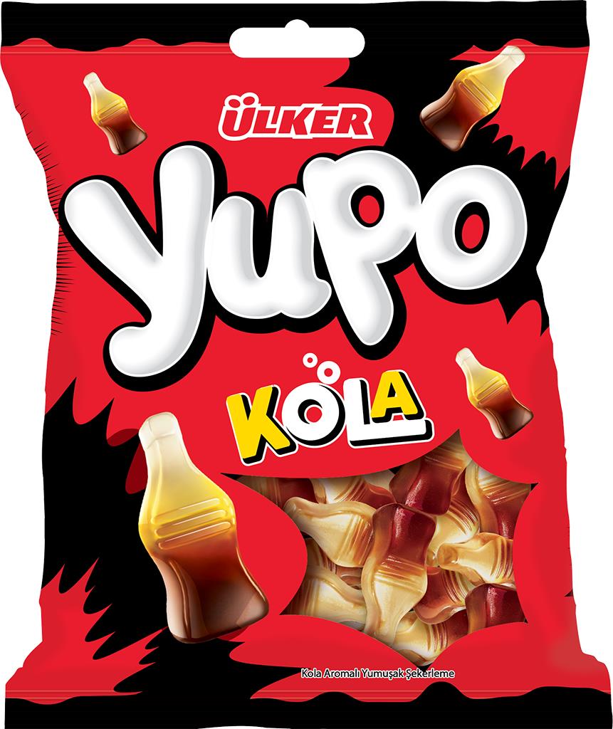 Мармелад жевательный Ulker Yupo Jelly кола, 80 г