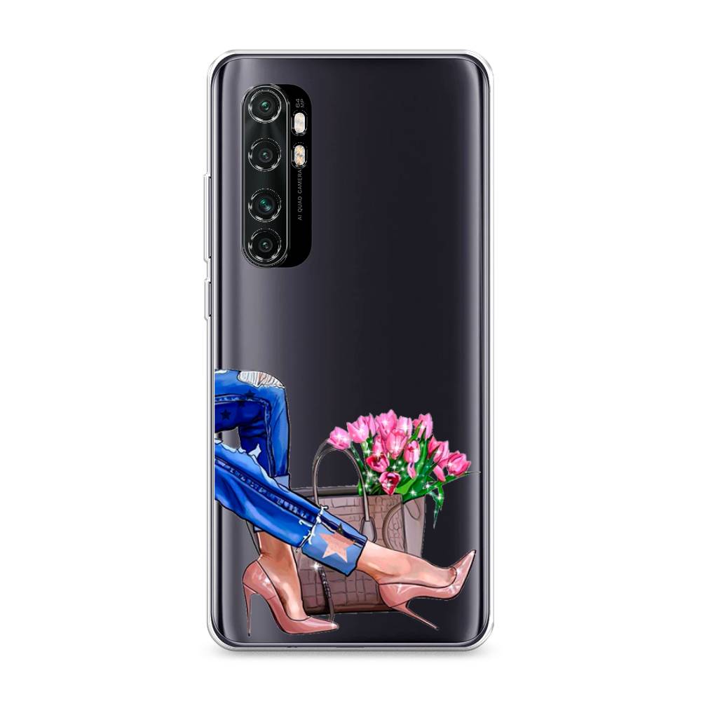 

Чехол Awog на Xiaomi Mi Note 10 lite "Каблучки", Разноцветный, 38450-7