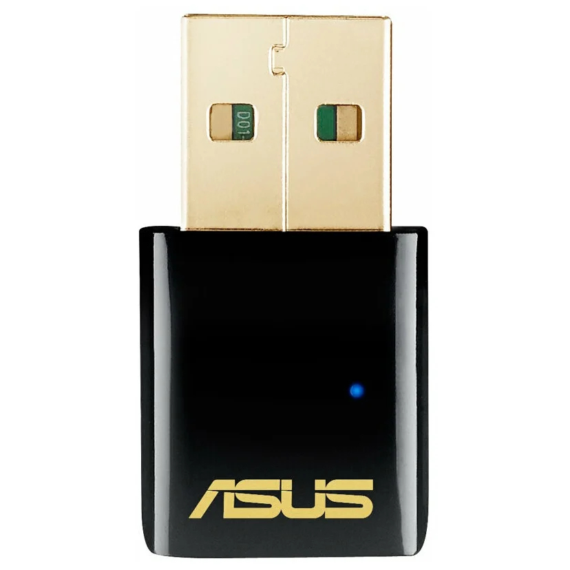 

Адаптер сетевой Asus USB-AC51 AC600 WiFi, USB 2.0, 2 антенны
