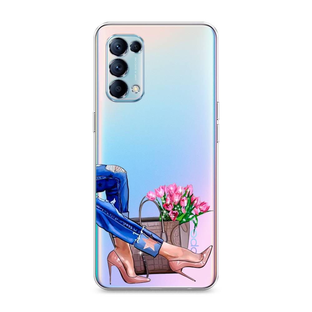 

Чехол Awog на Oppo Reno 5 "Каблучки", Разноцветный, 255250-7