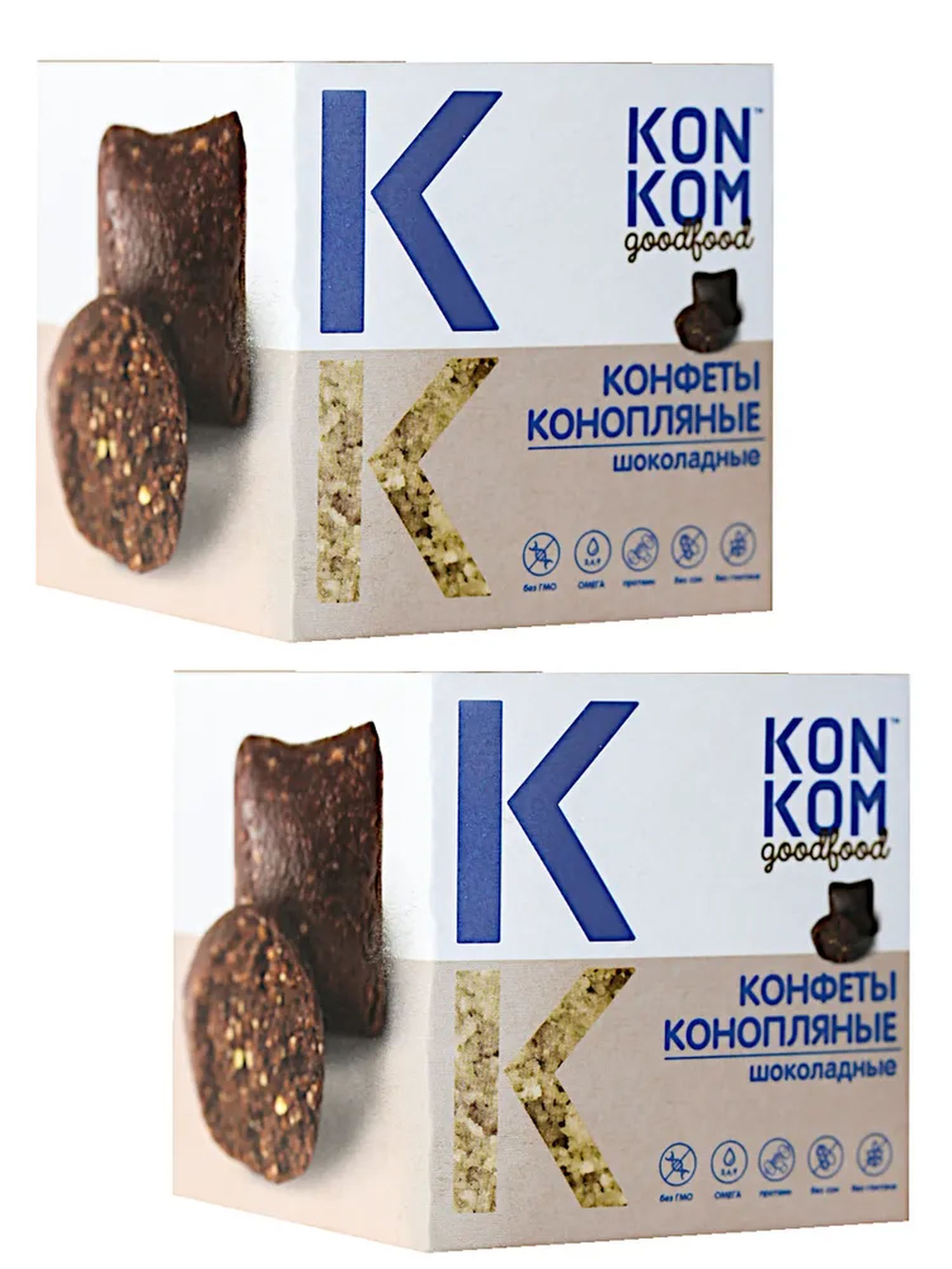 

Конфеты из ядер семян конопли KONKOM с шоколадом 300 г