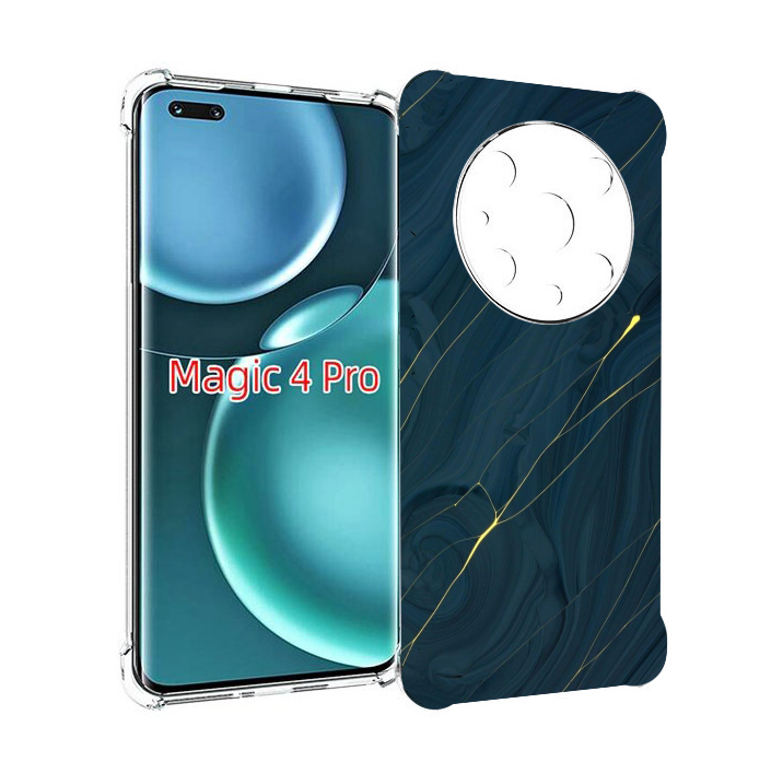 

Чехол MyPads дерево с золотыми трещинами для Honor Magic4 Pro, Прозрачный, Tocco