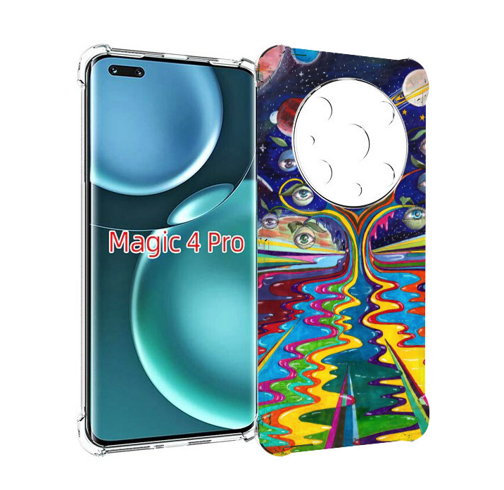 

Чехол MyPads дерево с глазами акварель для Honor Magic4 Pro, Прозрачный, Tocco