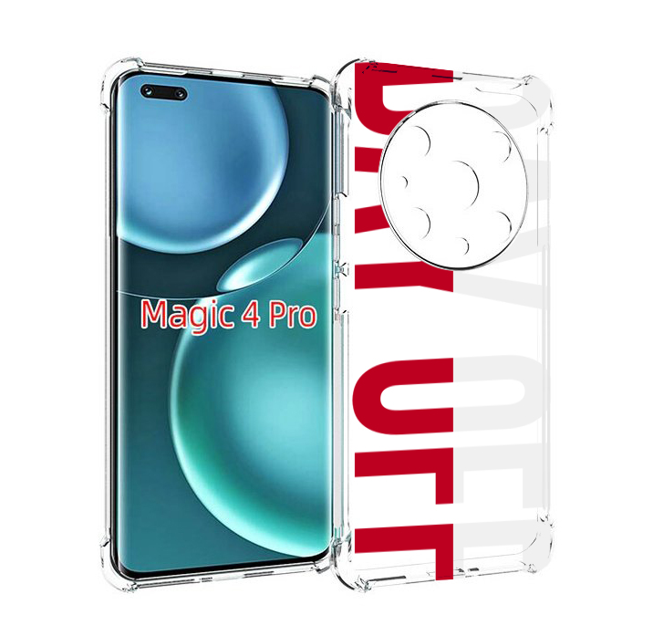 

Чехол MyPads день-окончен для Honor Magic4 Pro, Прозрачный, Tocco
