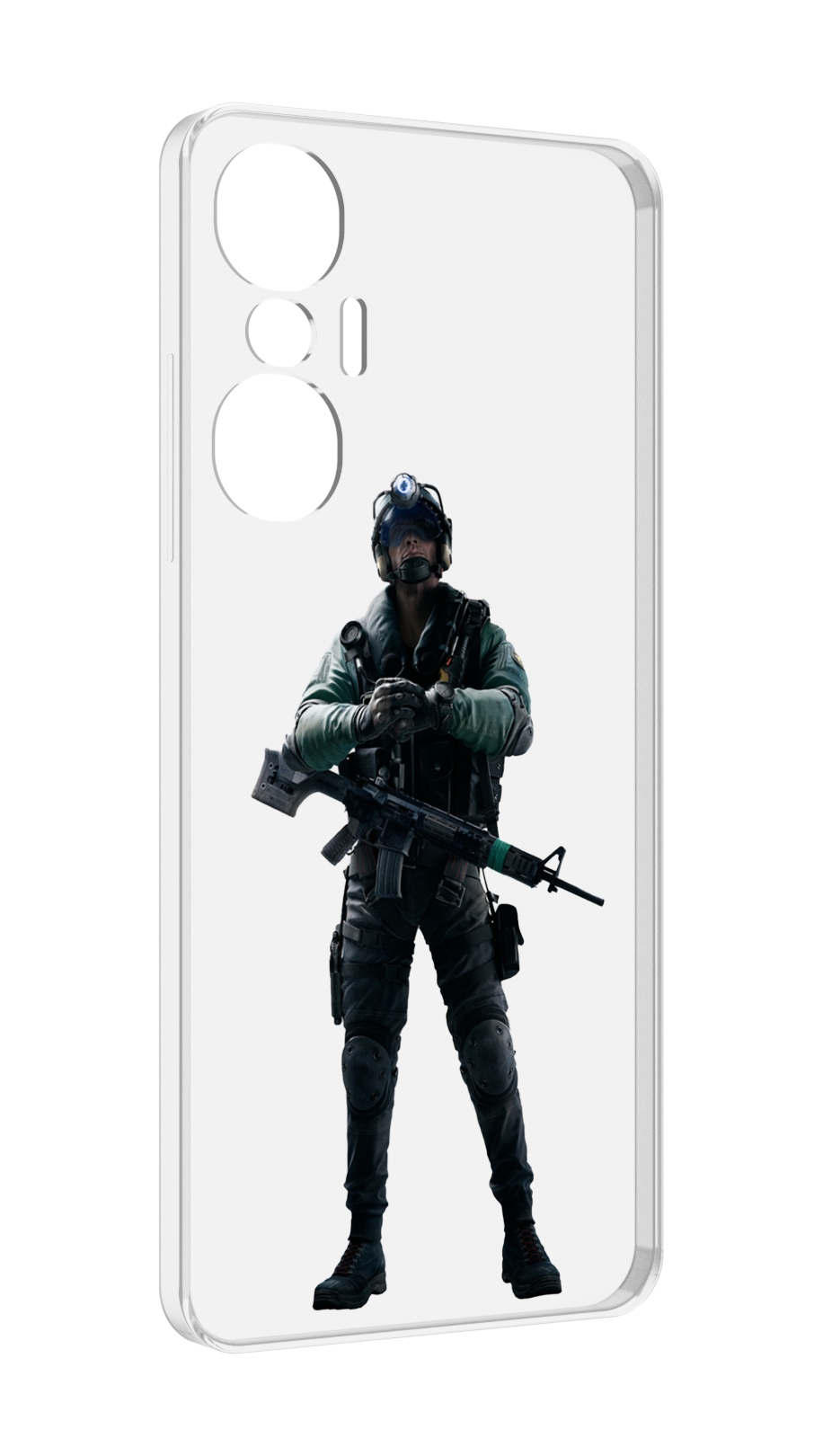 

Чехол MyPads Tom-Clancy's-Rainbow-Six-2 для Infinix Hot 20S противоударный, Tocco