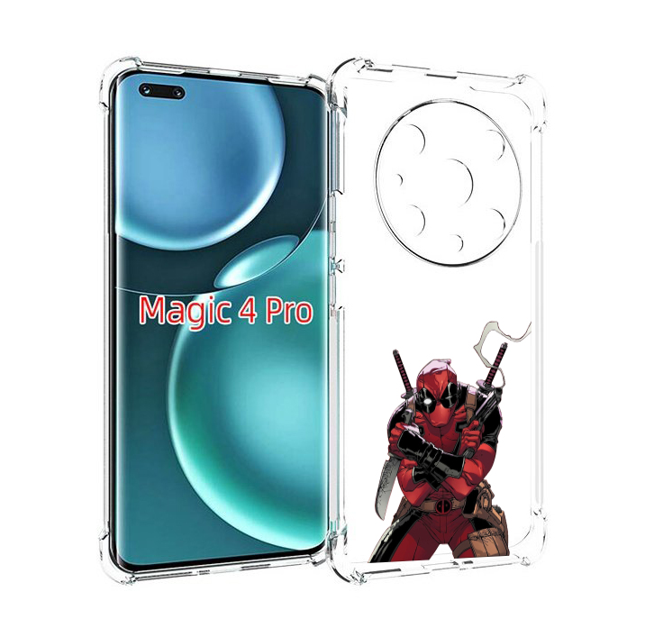 

Чехол MyPads дедпул-подмигивает для Honor Magic4 Pro, Прозрачный, Tocco