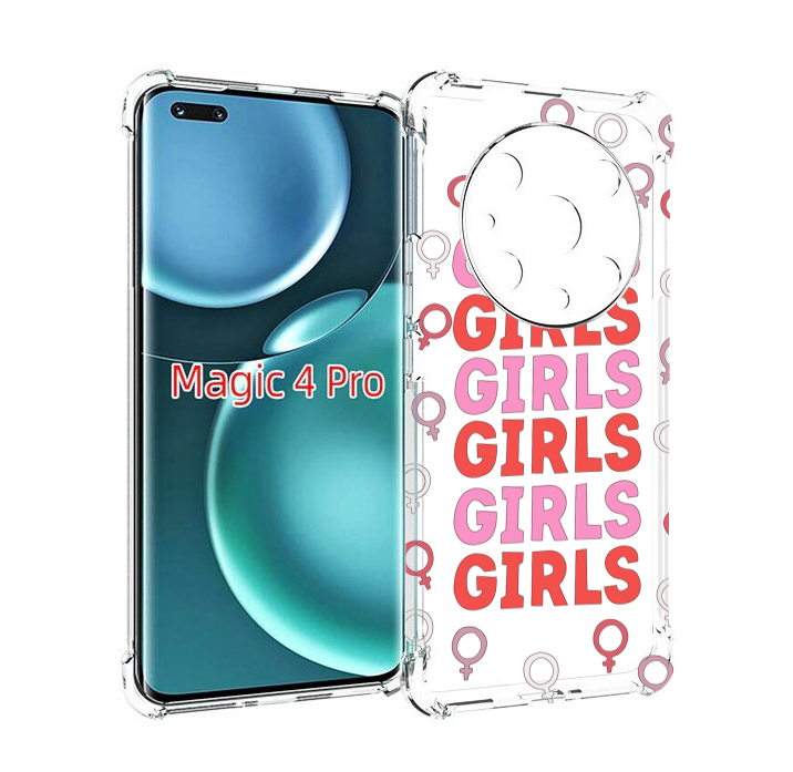 

Чехол MyPads девушки!!! женский для Honor Magic4 Pro, Прозрачный, Tocco