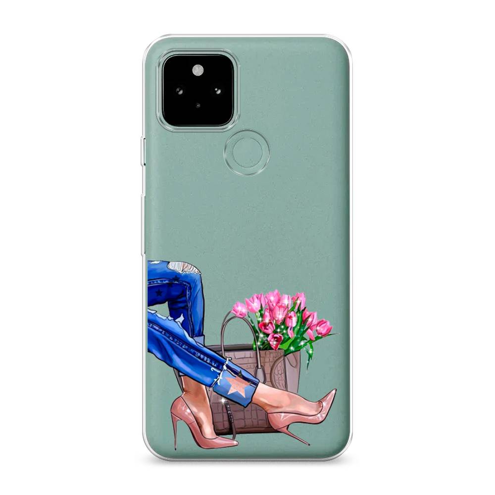 

Чехол Awog на Google Pixel 5A "Каблучки", Разноцветный, 271050-7
