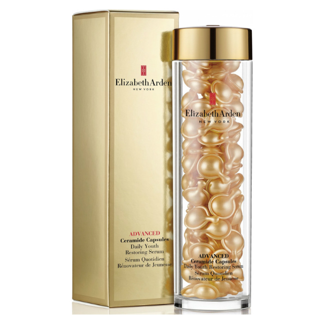 фото Cыворотка для лица и шеи elizabeth arden sc ceramide восстанавливающая 90 капсул