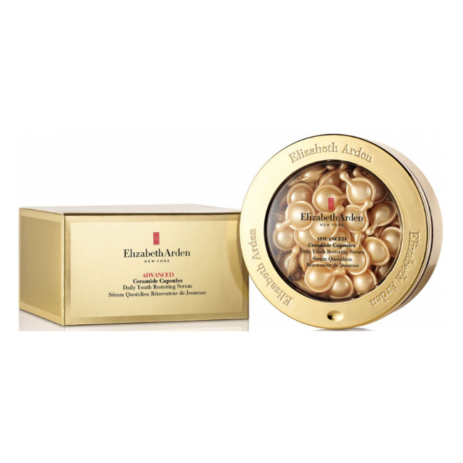 фото Cыворотка для лица и шеи elizabeth arden sc ceramide восстанавливающая 60 капсул