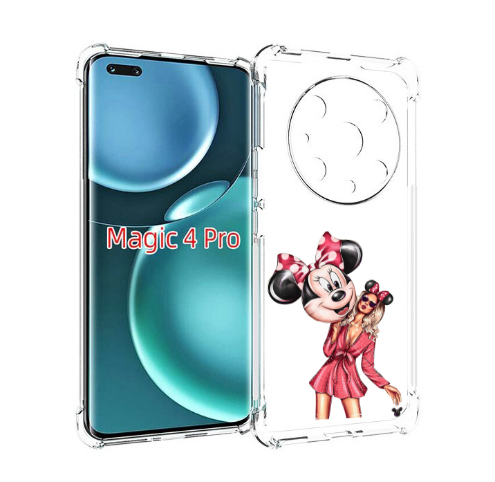 

Чехол MyPads девушка-с-шариком женский для Honor Magic4 Pro, Прозрачный, Tocco