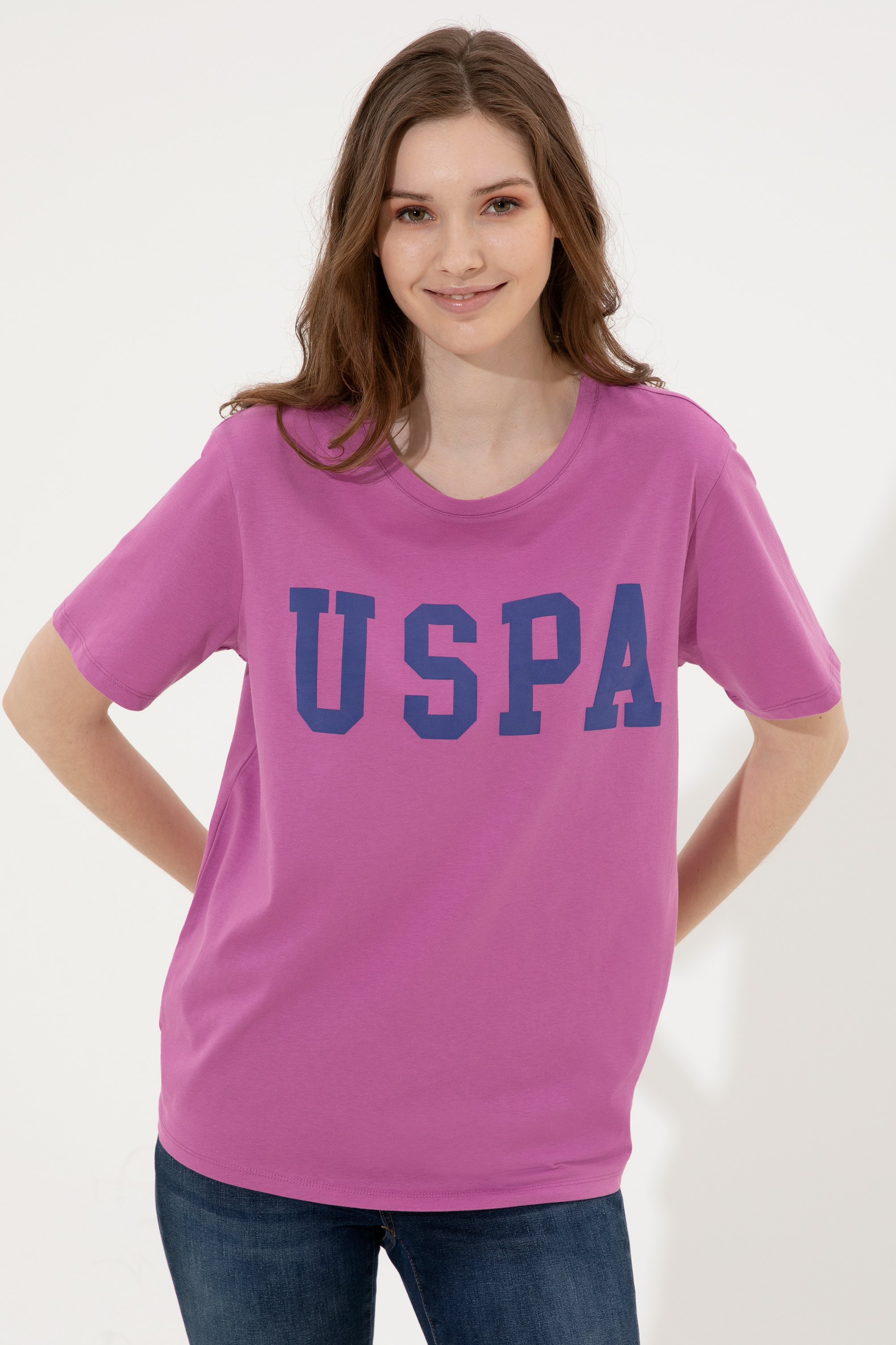 

Футболка женская U.S. POLO Assn. G082SZ0110SEANIY022 фиолетовая L, Фиолетовый, G082SZ0110SEANIY022