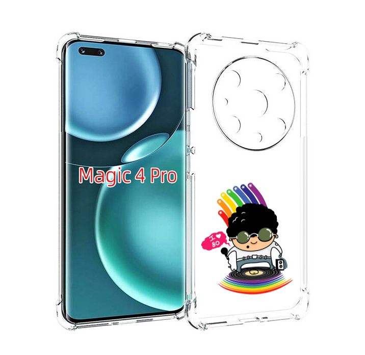 

Чехол MyPads Я люблю 80-е для Honor Magic4 Pro, Прозрачный, Tocco