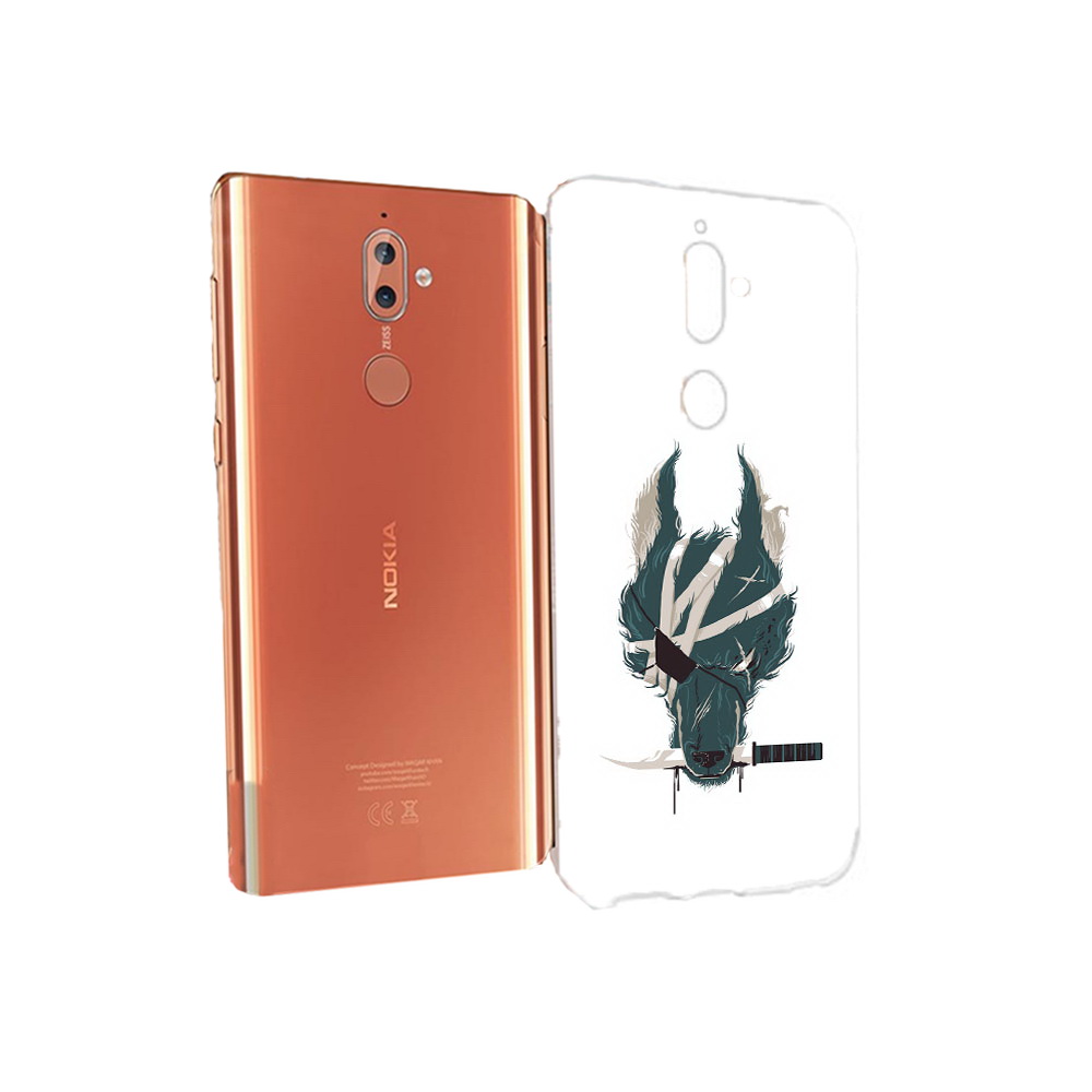 

Чехол MyPads Tocco для Nokia 9 волк-разбойник (PT126479.94.271), Прозрачный, Tocco