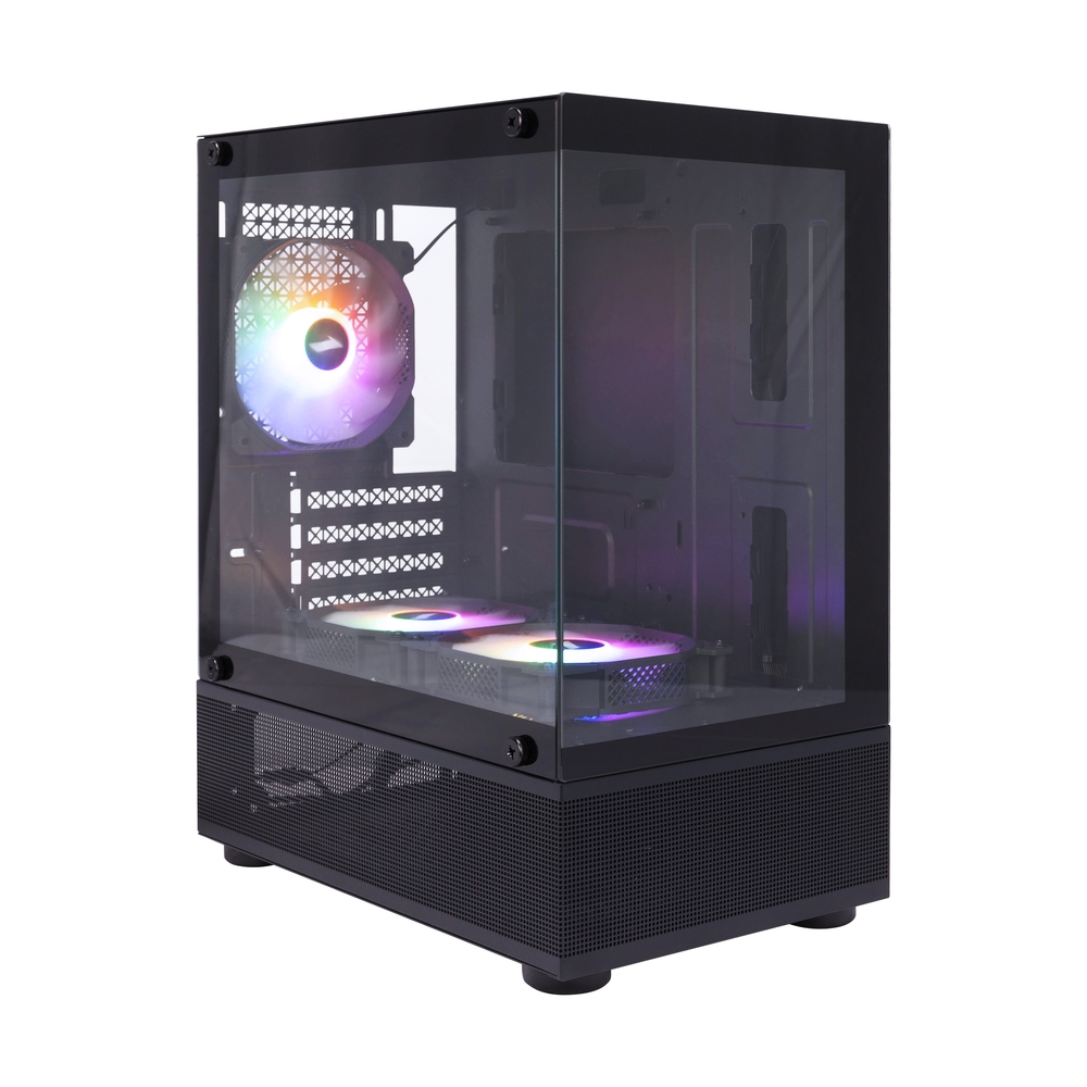 

Корпус компьютерный 1STPLAYER MIKU Mi2-A Black Mi2-A-BK-2F1R-1F1, Mi2-A