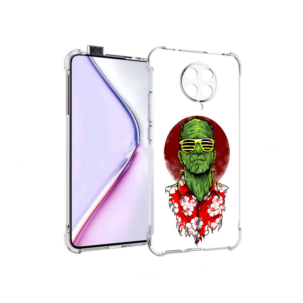 

Чехол MyPads крутой зеленый мужчина в очках для Xiaomi Redmi K30 Pro Zoom 8/256GB, Прозрачный, Tocco