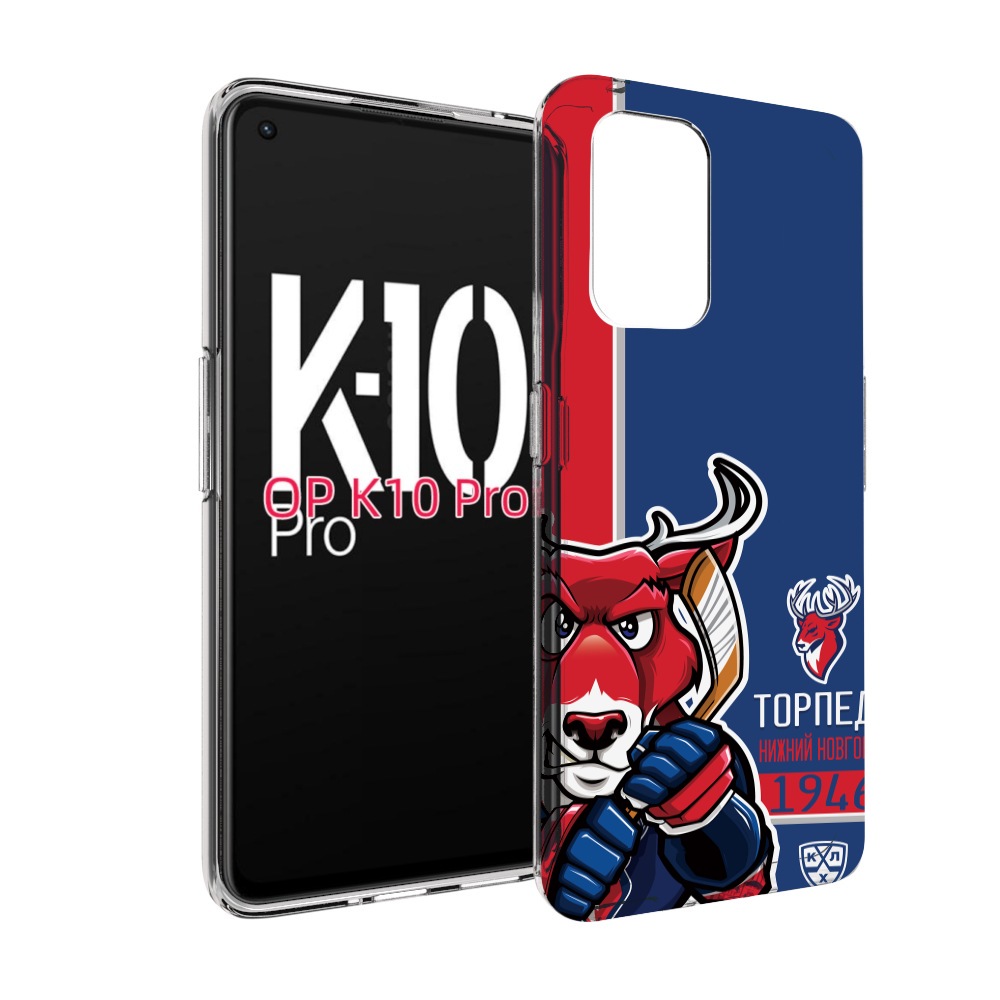 

Чехол MyPads хк торпедо нижнии новгород мужской для OPPO K10 Pro, Прозрачный, Tocco