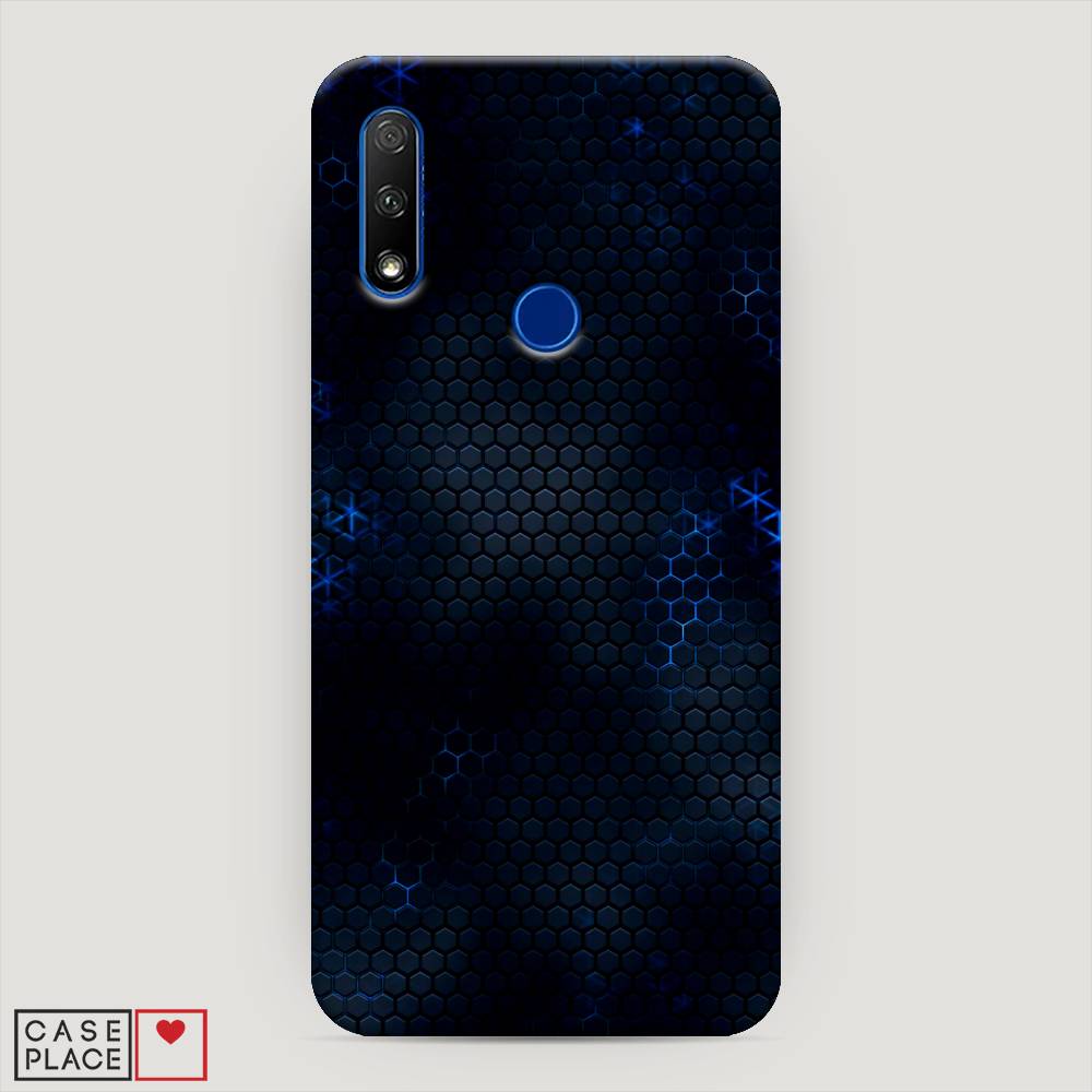 

Чехол Awog "Фон соты синие" для Huawei P Smart Z, 69420-2