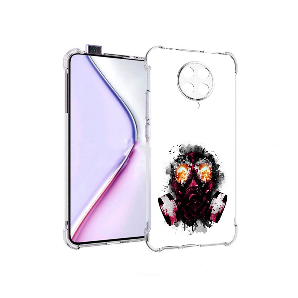 

Чехол MyPads красный противогаз для Xiaomi Redmi K30 Pro Zoom 8/256GB/Redmi K30 Pro, Прозрачный, Tocco