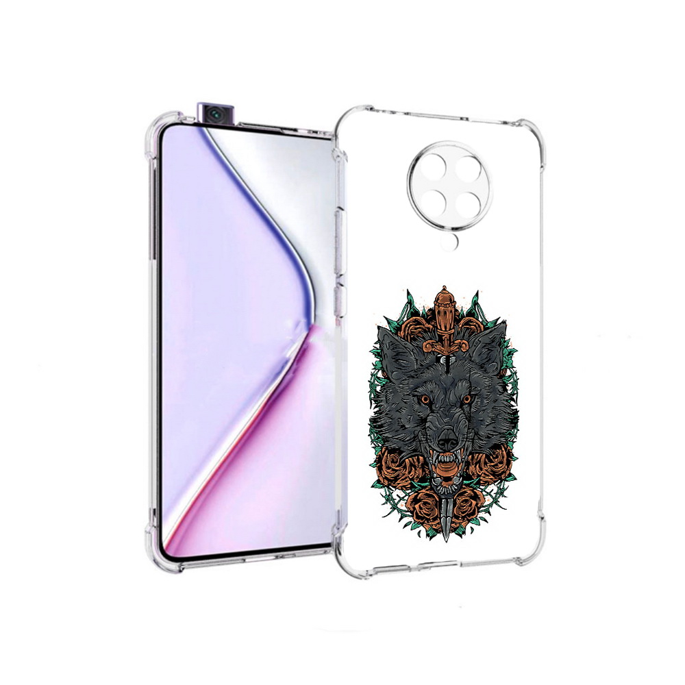 

Чехол MyPads красивый злой волк для Xiaomi Redmi K30 Pro Zoom 8/256GB/Redmi K30 Pro, Прозрачный, Tocco
