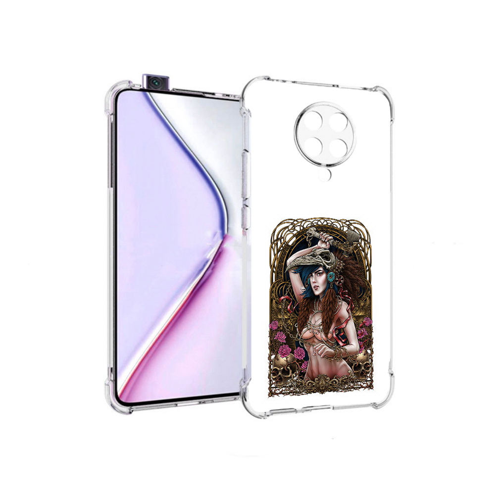 Чехол MyPads красивая девушка рисунок для Xiaomi Redmi K30 Pro Zoom 8/256GB