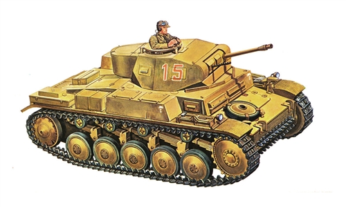 фото Сборная модель italeri 1/72 pz.kpfw.ii ausf. f 7059