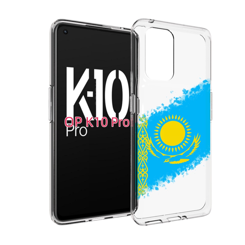 

Чехол MyPads флаг Казахстана для OPPO K10 Pro, Прозрачный, Tocco