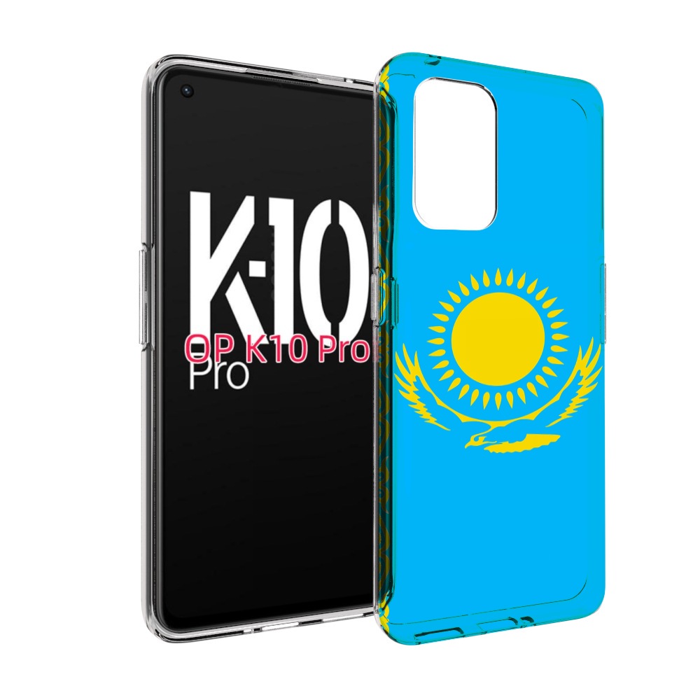 

Чехол MyPads флаг Казахстана-1 для OPPO K10 Pro, Прозрачный, Tocco