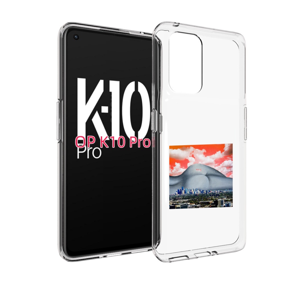 

Чехол MyPads город с девушкой на фоне для OPPO K10 Pro, Прозрачный, Tocco
