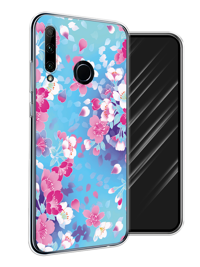 

Чехол Awog на Huawei P Smart Plus 2019 "Пух одуванчика", Серебристый;серый, 69250-4