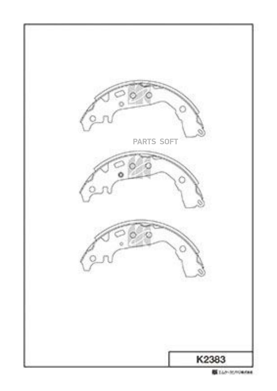 

Колодки Тормозные Toyota Yaris 05- (Japin) Kashiyama Kashiyama арт. K2383
