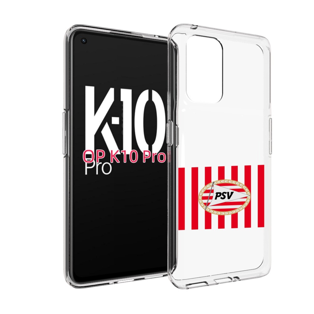 

Чехол MyPads фк псв голландия мужской для OPPO K10 Pro, Прозрачный, Tocco