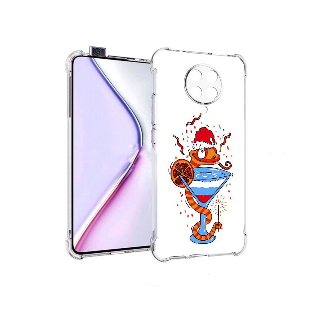 

Чехол MyPads змейка для Xiaomi Redmi K30 Pro Zoom 8/256GB/Redmi K30 Pro/Xiaomi Poco F2 Pro, Прозрачный, Tocco
