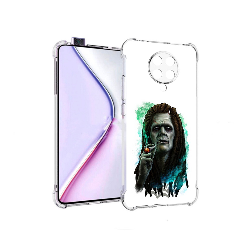 

Чехол MyPads зеленый мужчина с сигаретой для Xiaomi Redmi K30 Pro Zoom 8/256GB, Прозрачный, Tocco