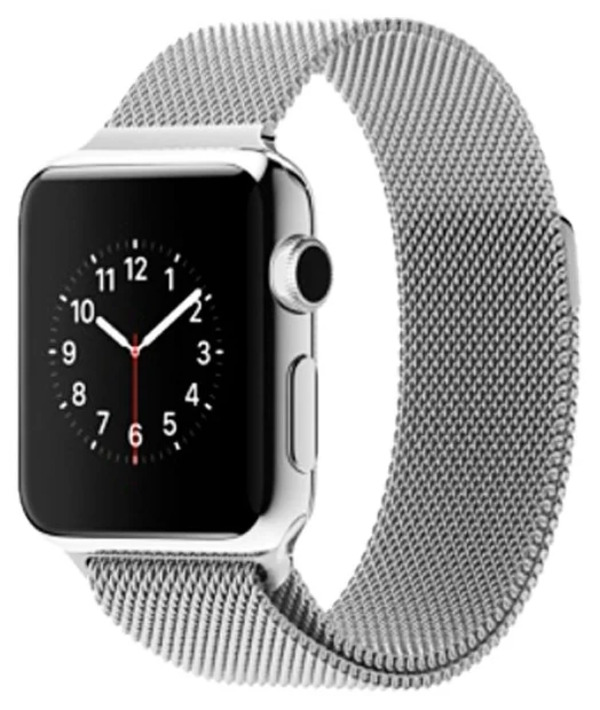 

Ремешок миланcкий из нержавеющей стали для Apple Watch 38/40мм (29), светло-серый