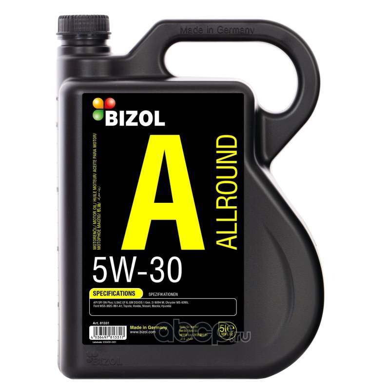 

Нс-Синт. Мот.Масло Allround 5W-30 Sp/Sn Plus Gf-6A (5Л) Bizol 81331D