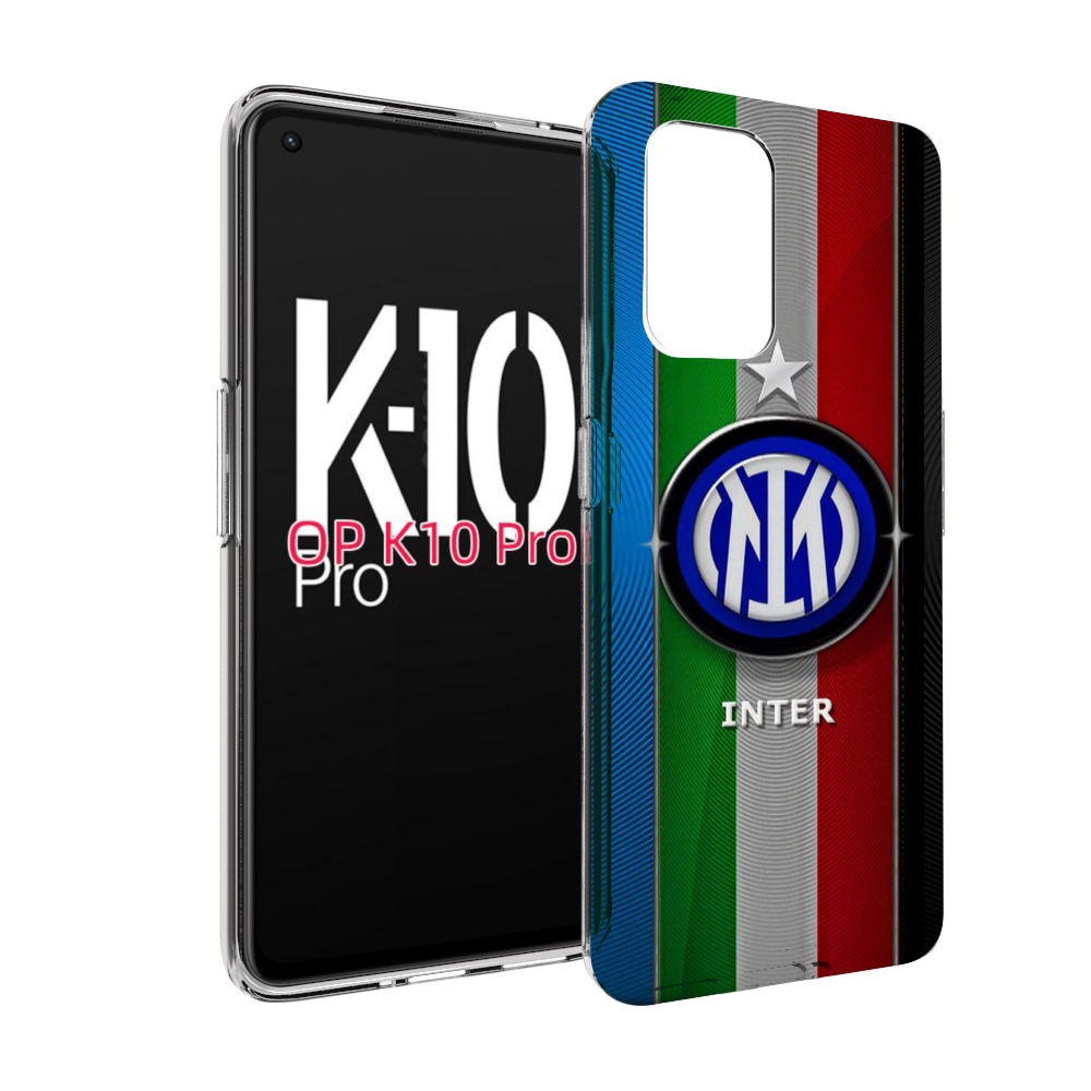 

Чехол MyPads фк интер милан для OPPO K10 Pro, Прозрачный, Tocco