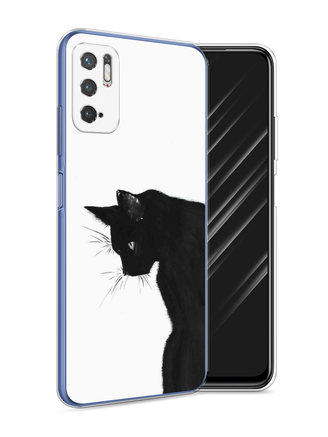 

Чехол Awog на Xiaomi Redmi Note 10T/Note 10 5G/M3 Pro "Black cat", Разноцветный, 310850-1