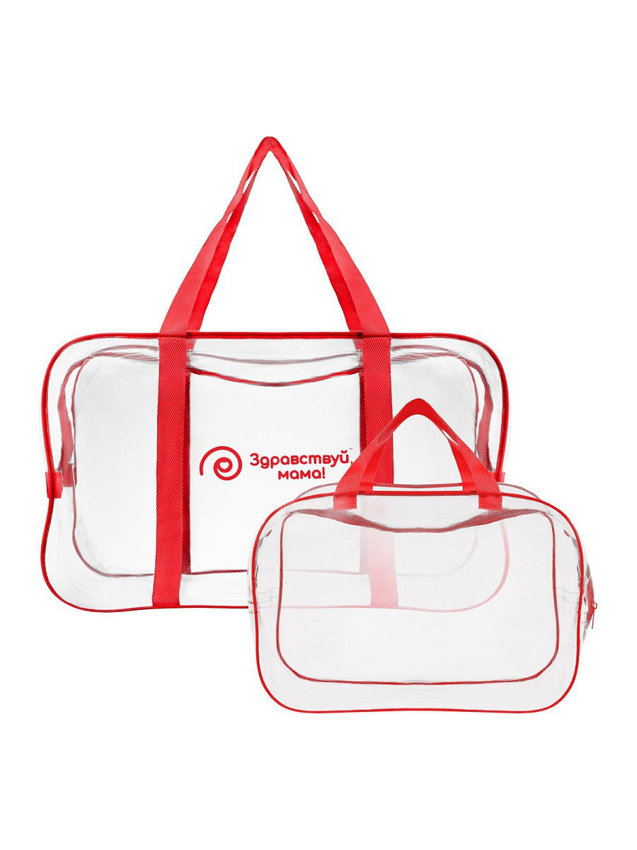 Сумки в роддом Здравствуй, мама! 100101_красный