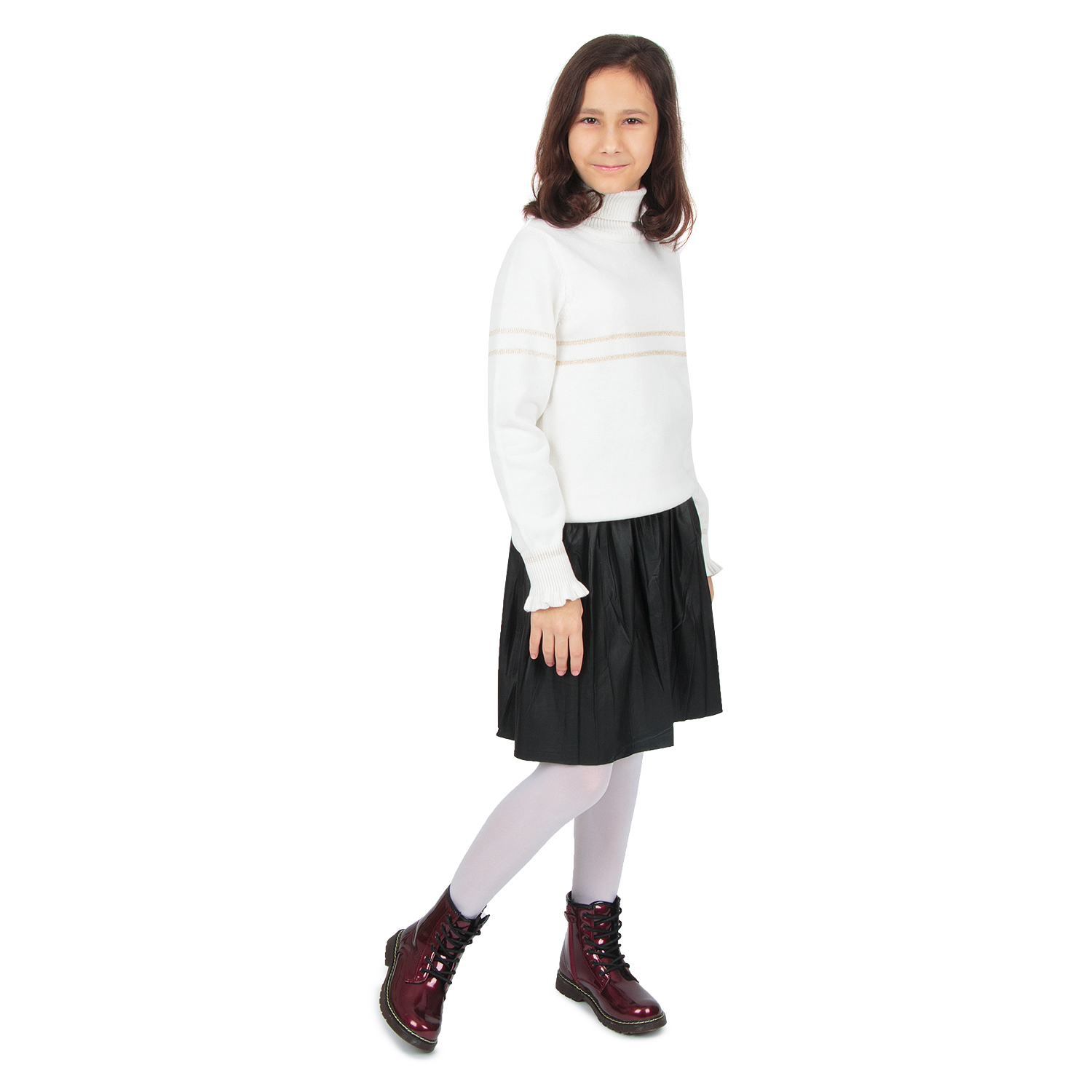 

Водолазка Leader Kids, цвет: белый р.128, ANGARA/L
