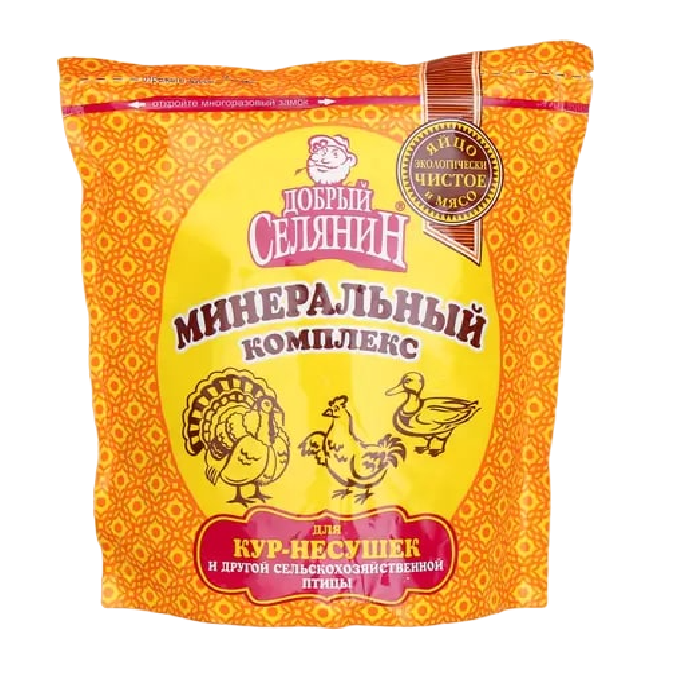 

Корм для кур Добрый селянин Минеральный комплекс для домашней птицы, 800 г