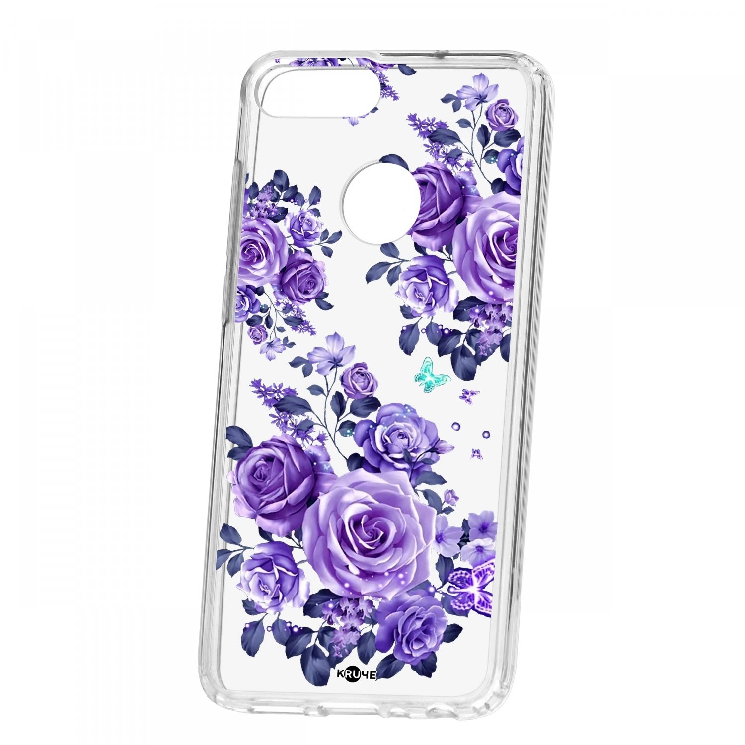 фото Чехол-накладка huawei honor 9 lite kruche print roses кruче