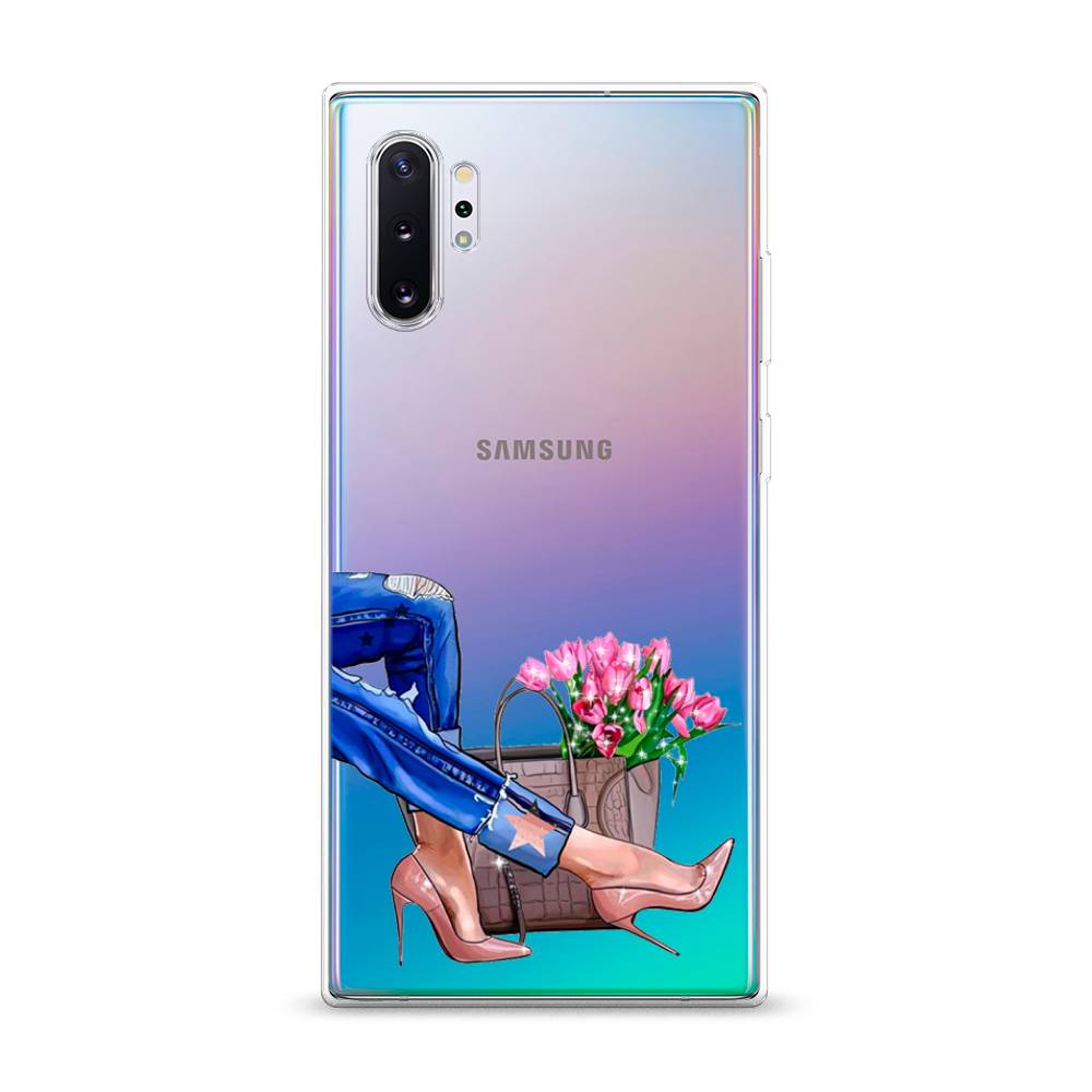 

Чехол Awog на Samsung Galaxy Note 10 + "Каблучки", Разноцветный, 28550-7