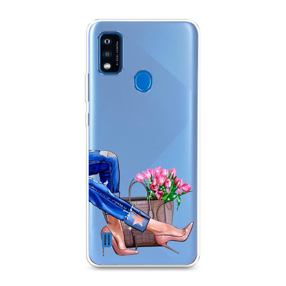 

Чехол Awog на ZTE Blade A51 / ЗТЕ Блэйд A51 "Каблучки", Разноцветный, 134550-7