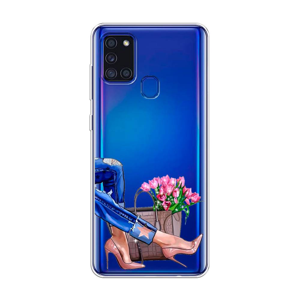 

Чехол Awog на Samsung Galaxy A21s / Самсунг A21s "Каблучки", Разноцветный, 2100250-7