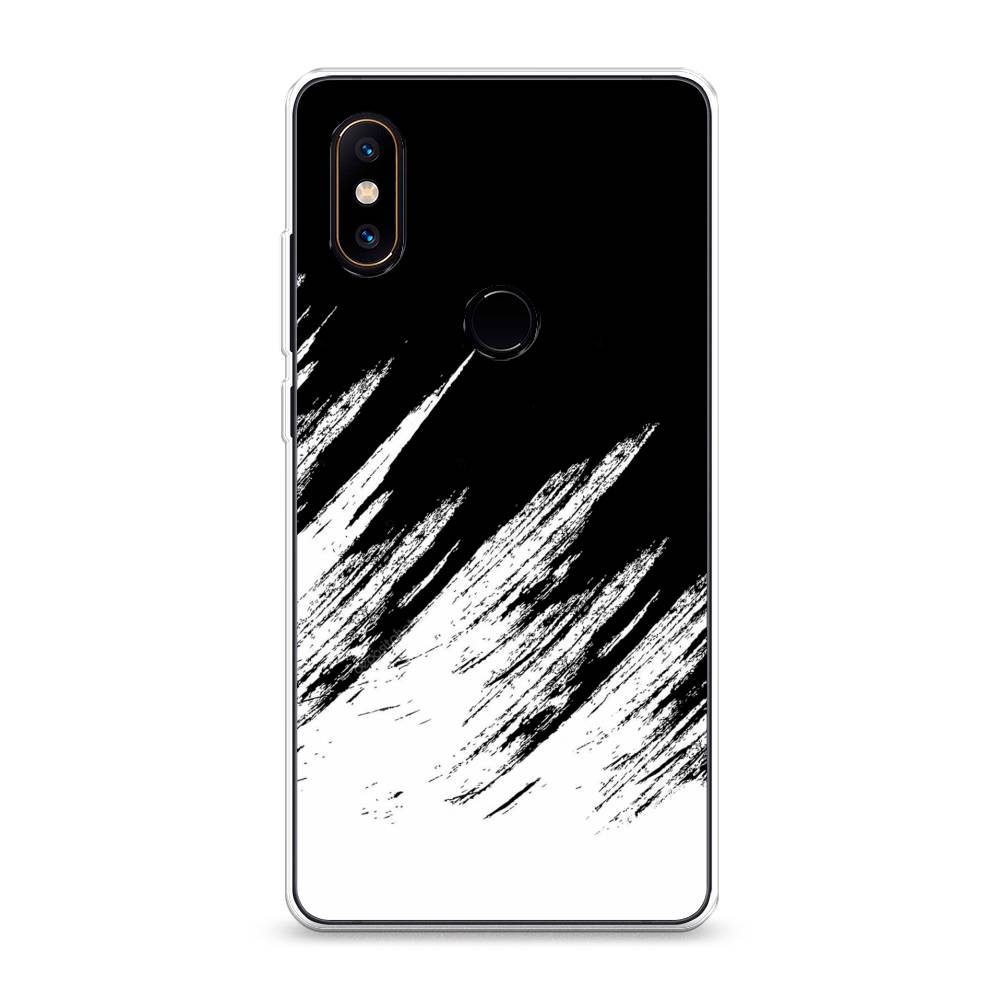 

Чехол Awog на Xiaomi Mi Mix 2S "Черно белые брызги", Разноцветный, 33450-3