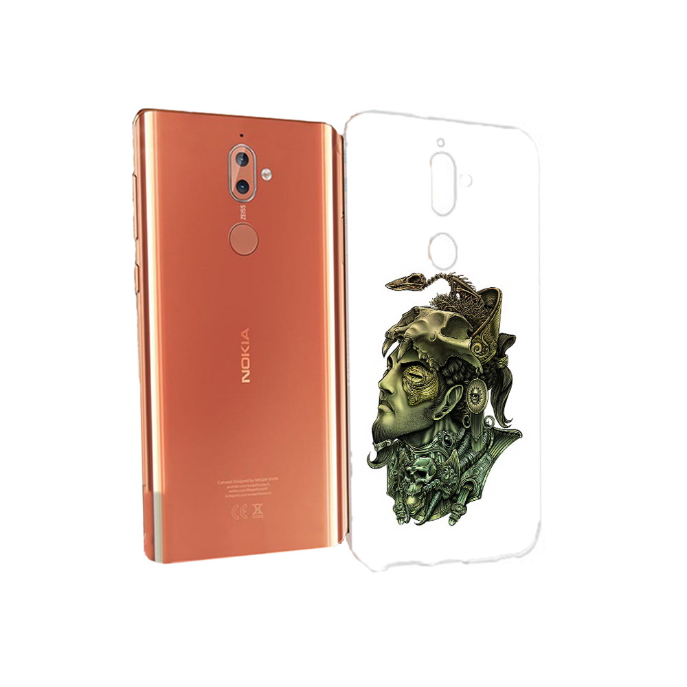 

Чехол MyPads Tocco для Nokia 9 бронзовый воин (PT126479.94.248), Прозрачный, Tocco