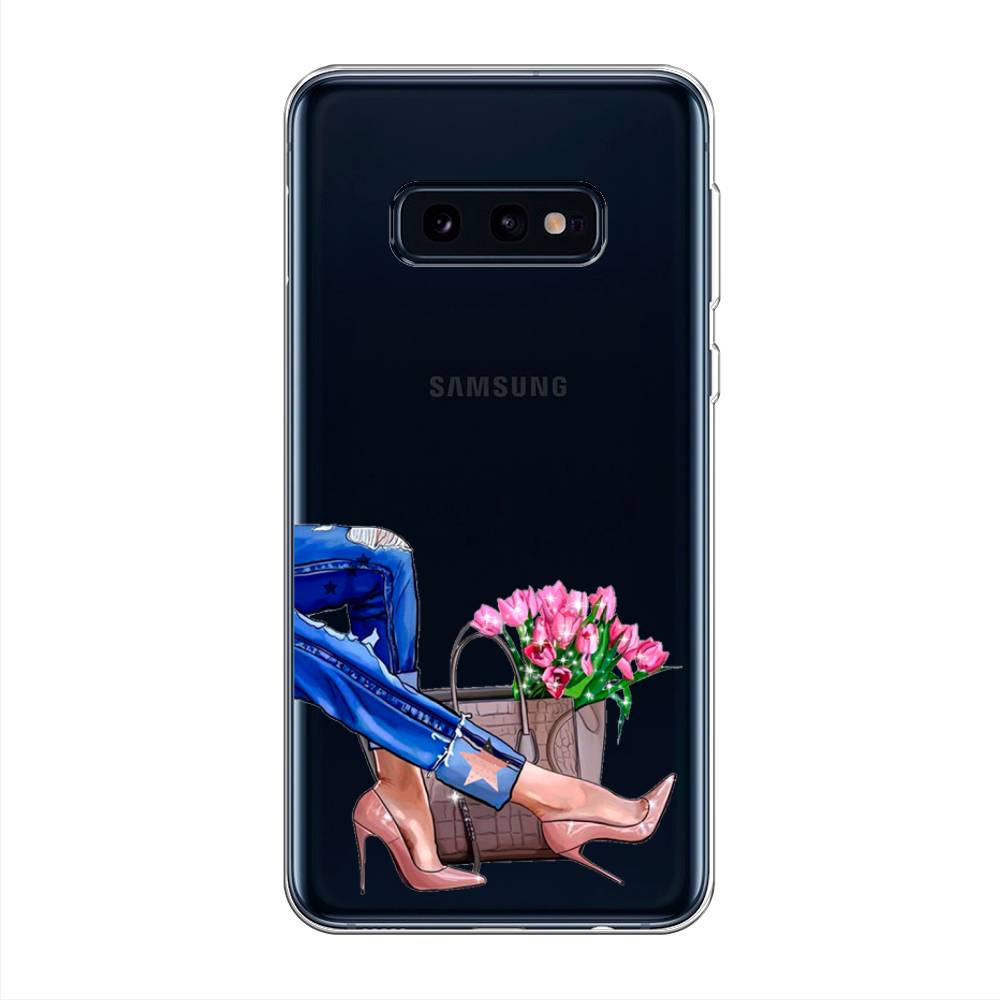 

Чехол Awog на Samsung Galaxy S10E "Каблучки", Разноцветный, 27250-7